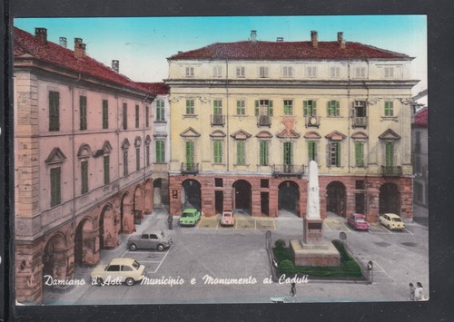 Cartolina damiano asti - damiano, d'asti
